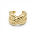 Earcuff Chapa de oro 18K · EAR-040