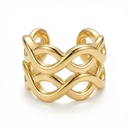 Earcuff Chapa de oro 18K · EAR-039
