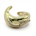 Earcuff Chapa de oro 18K · EAR-042