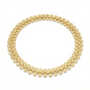 Collar Chapa de oro 18K · C-233