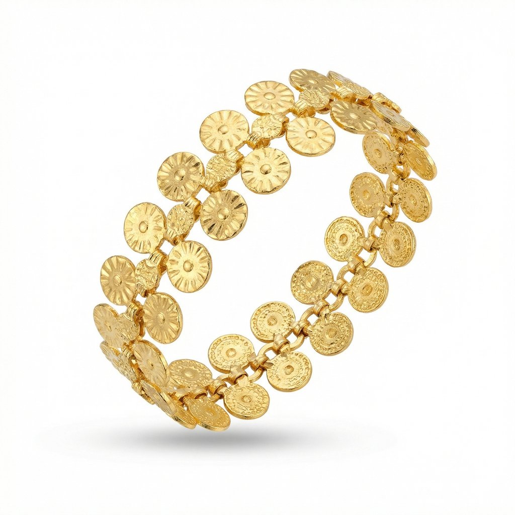 [PUL-095] Pulsera Chapa de oro 18K · PUL-095